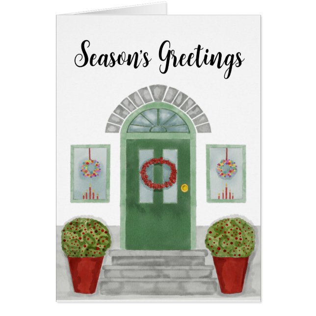 Season's Greetings Christmas home (Front)