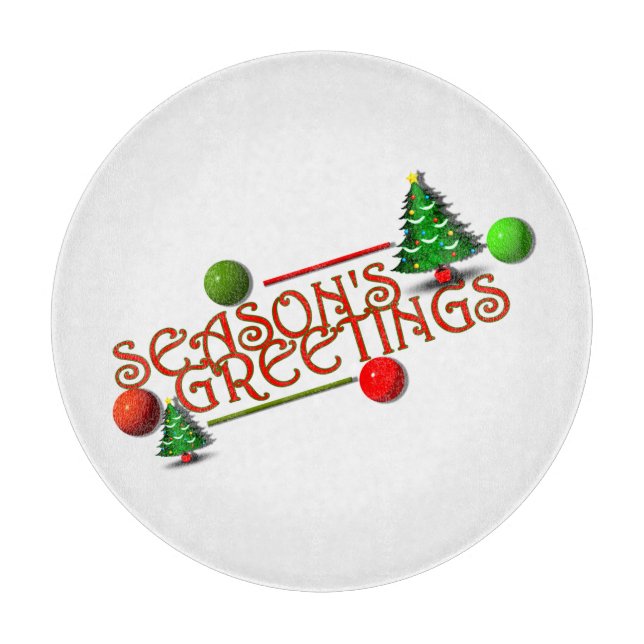 Season's Greetings  Cutting Board (Front)