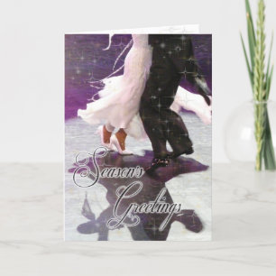 Season's Greetings Dancers PERSONALIZED Holiday Card