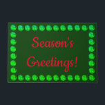 Season's Greetings Doormat<br><div class="desc">Season's Greetings Doormat Felpudo de Saludos de Temporada Size: 24" x 36" Door Mat Tamaño: Tapete Para Puerta de 24 pulgadas x 36 pulgadas Home is not a house, it's a feeling. Help create the perfect feeling even before you enter the door with a personalised doormat. Non-slip rubber that won't...</div>