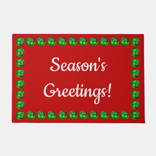 Season's Greetings Doormat (Front)