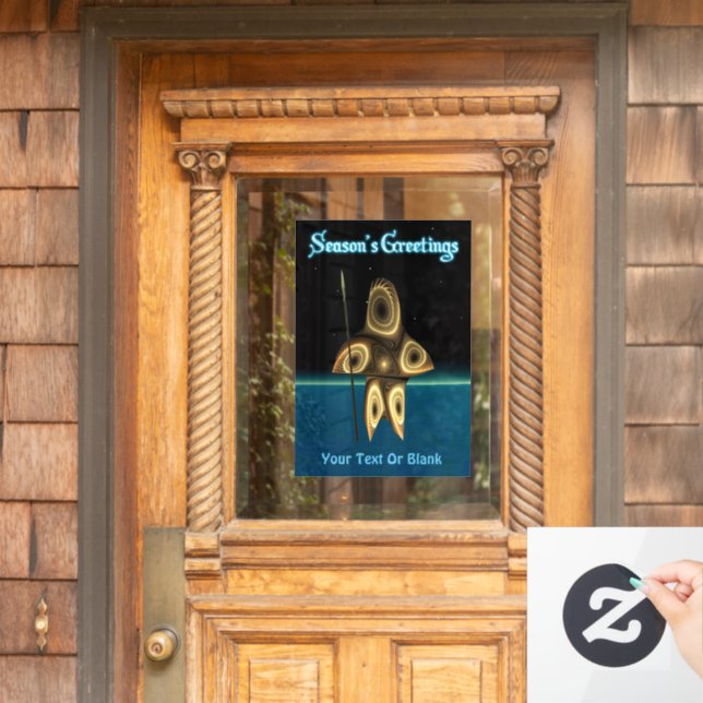 Season's Greetings - Fractal Inuit Hunter (Home Door)