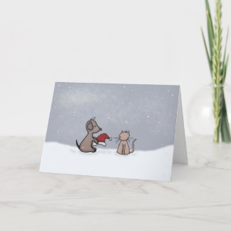 Season's Greetings Friends Holiday Card