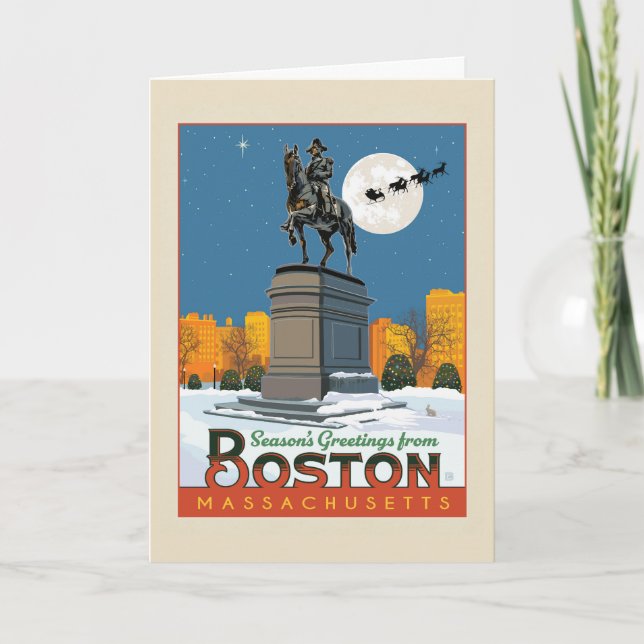 Season's Greetings From Boston Common! Card (Front)
