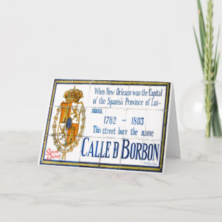 Seasons Greetings from Bourbon Street Holiday Card