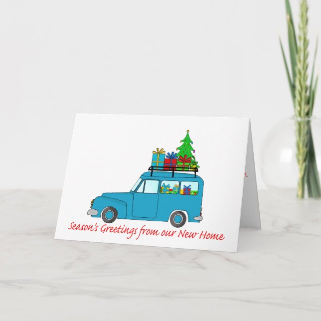 Season's Greetings from new home Holiday Card (Front)