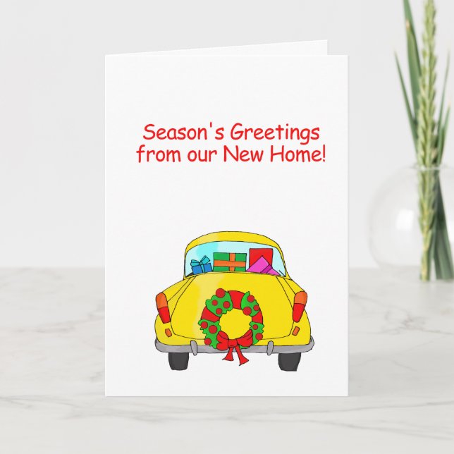 Season's Greetings from new home Holiday Card (Front)