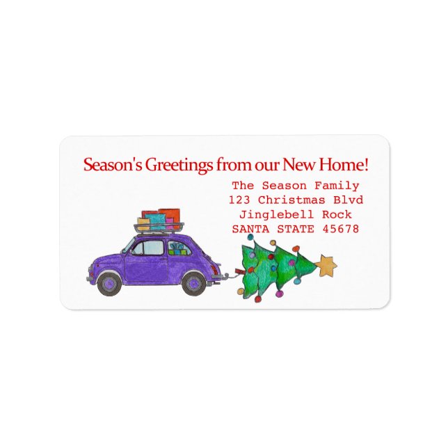 Season's Greetings from new home label (Front)