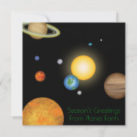 Season's Greetings From Planet Earth Christmas