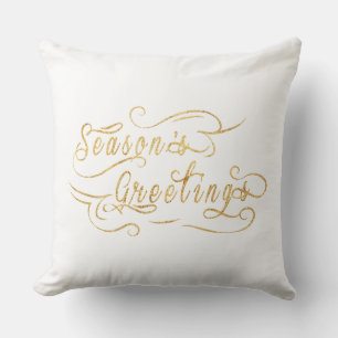 Seasons Greetings (GOLD) Cushion