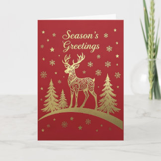 Season's Greetings Holiday Card