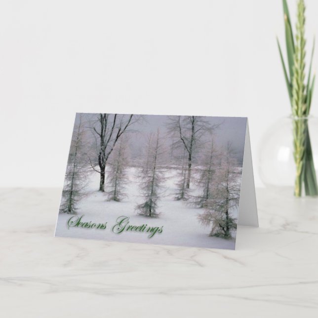 Seasons Greetings Holiday Card (Front)