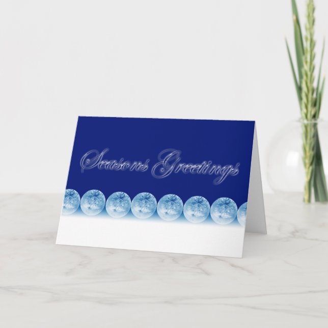 Seasons Greetings Holiday Card (Front)