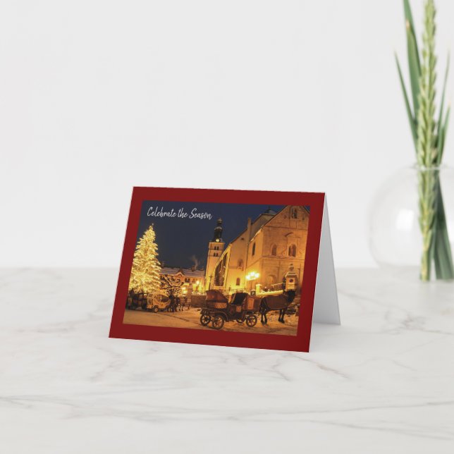 Season's Greetings Holiday Card (Front)