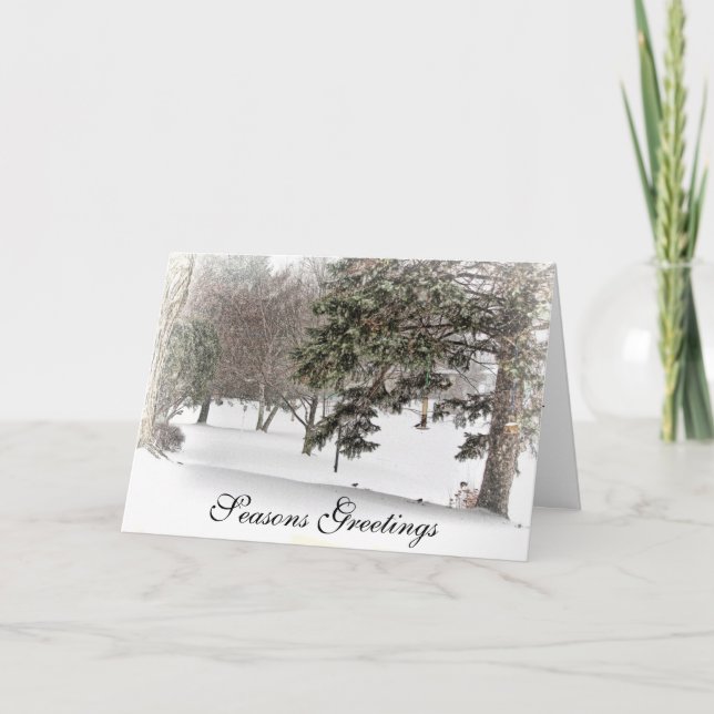Seasons Greetings Holiday Card (Front)