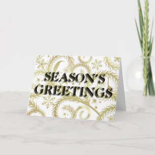 Season's Greetings Holiday Card