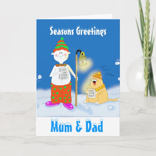 Seasons Greetings Holiday Card (Front)