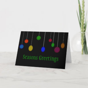 Seasons Greetings Holiday Card