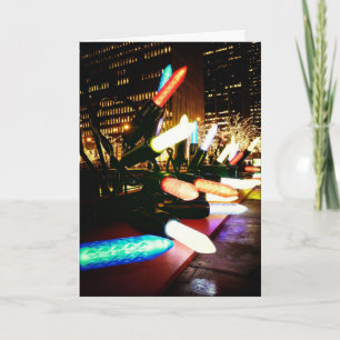 Season's Greetings - Holiday Light Decorations Card