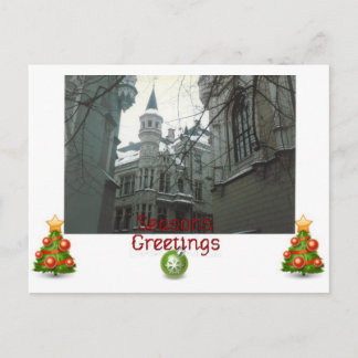 Season's Greetings Holiday Postcard