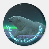 Season's Greetings - Ice Edge Polar Bear