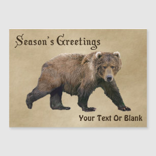 Season's Greetings - Kodiak Bear