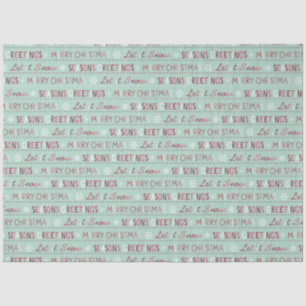 Seasons Greetings, Merry Christmas, Let it Snow Tissue Paper