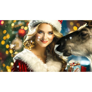 Season's Greetings - Nostalgic Christmas Card