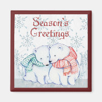 Season's Greetings Polar Bears