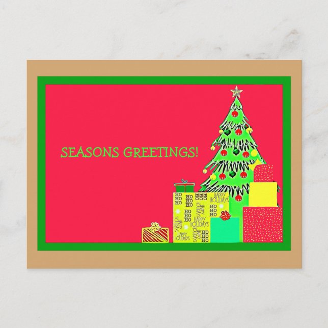 Seasons Greetings Postcard (Front)