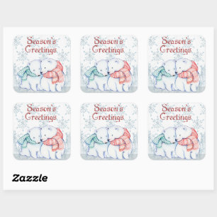 Season's Greetings Stickers