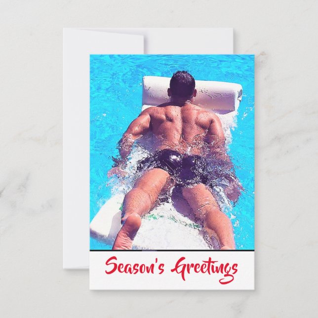 Season's Greetings Thank You Card (Front)