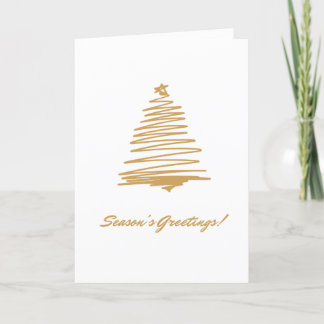 Seasons Greetings Thank You Card