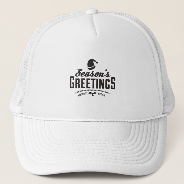 Season's Greetings Trucker Hat (Front)