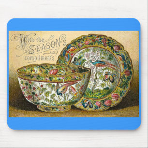 Season's Greetings Vintage Mouse Pad