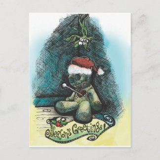 Season's Greetings Voodoo Holiday Greeting Card
