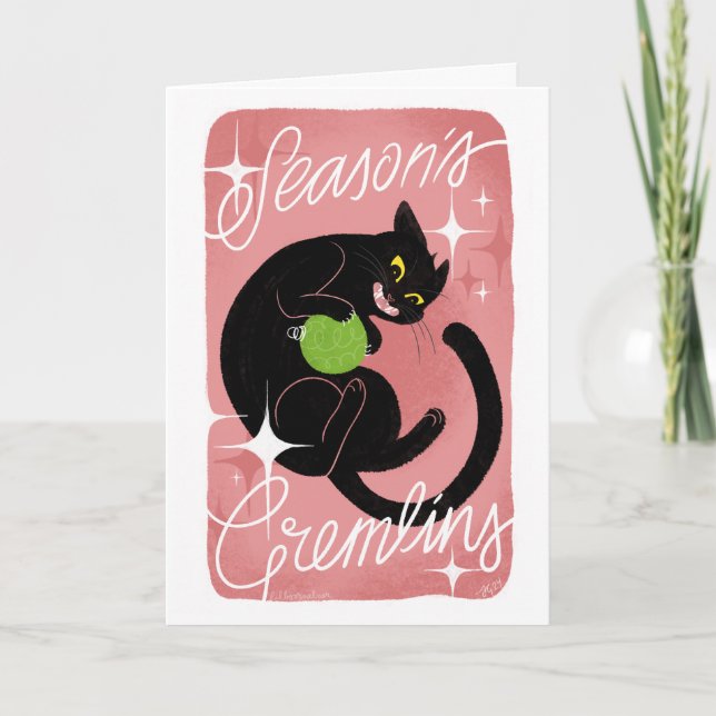 Season's Gremlins Holiday Card (Front)