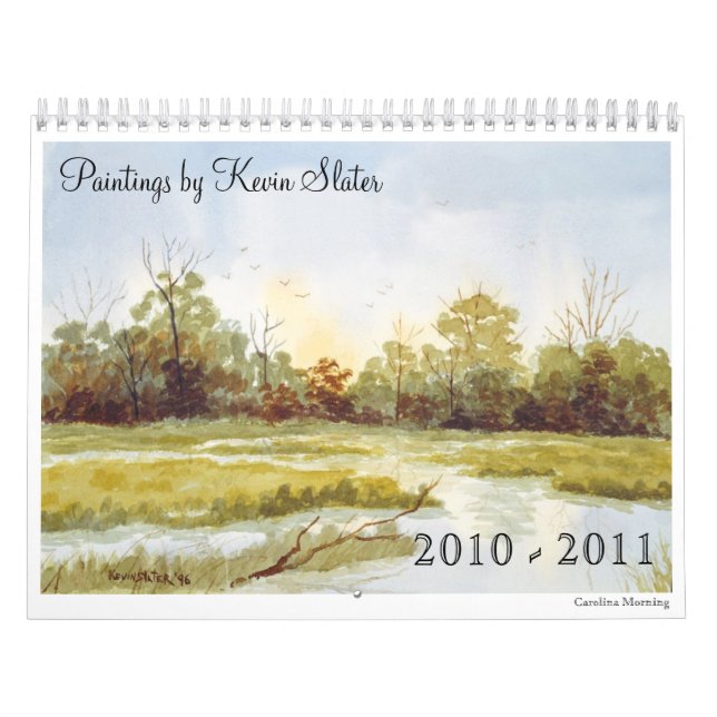 Seasons in Watercolor Calendar (Cover)