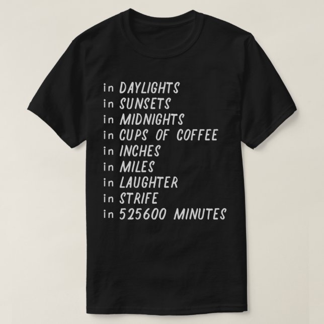 Seasons of love  T-Shirt (Design Front)