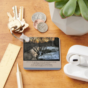 Seasons of our Lives Inspirational Key Ring