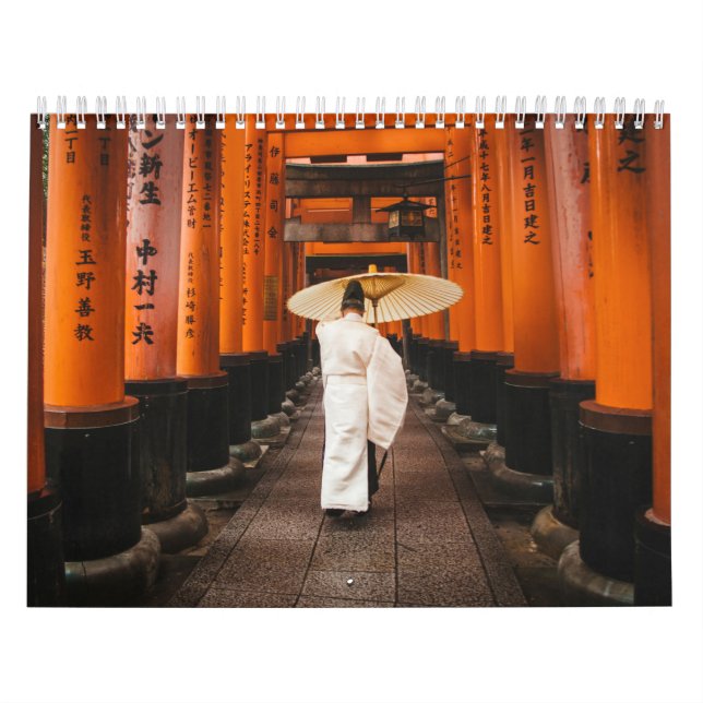 Seasons of Serenity: A Year in Japan Calendar (Cover)