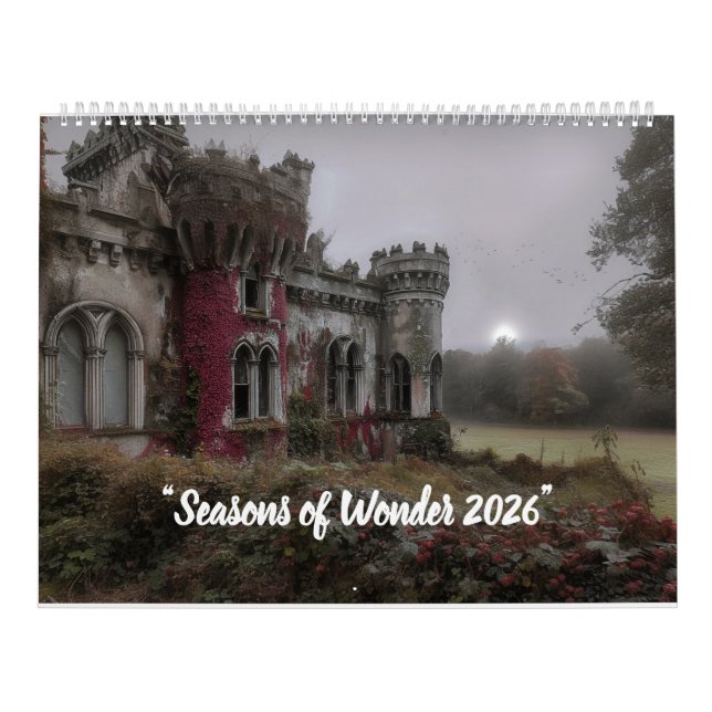 Seasons Of Wonder 2026 Calendar (Cover)