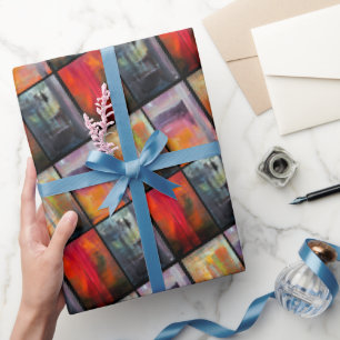 Seasons Painting by Alfred Fox Wrapping Paper