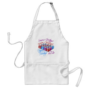 Season's Presents apron, choose style Standard Apron