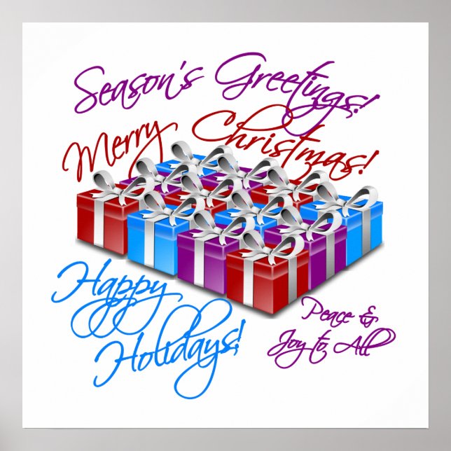 Season's Presents poster (Front)