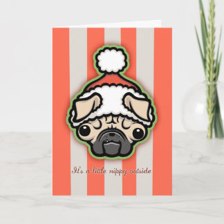 Season's Puggings Holiday Card