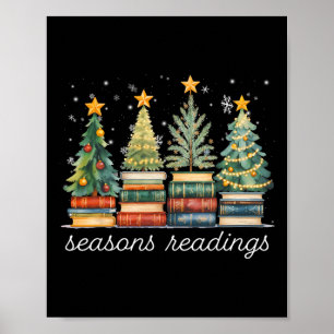 Seasons Readings All Booked For Christmas Book Rea Poster