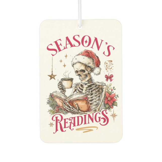 Season's Readings  Car Air Freshener (Front)