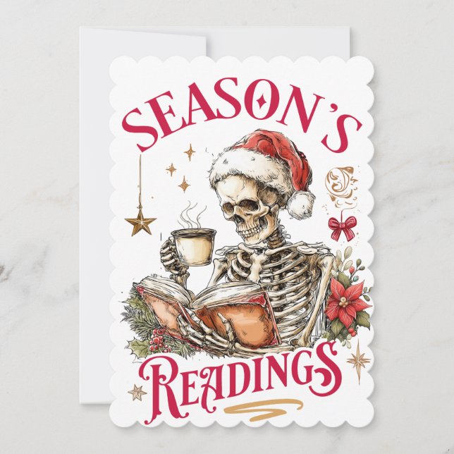 Season's Readings  Holiday Card (Front)
