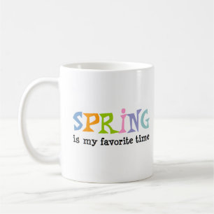 seasons spring favorite time coffee mug